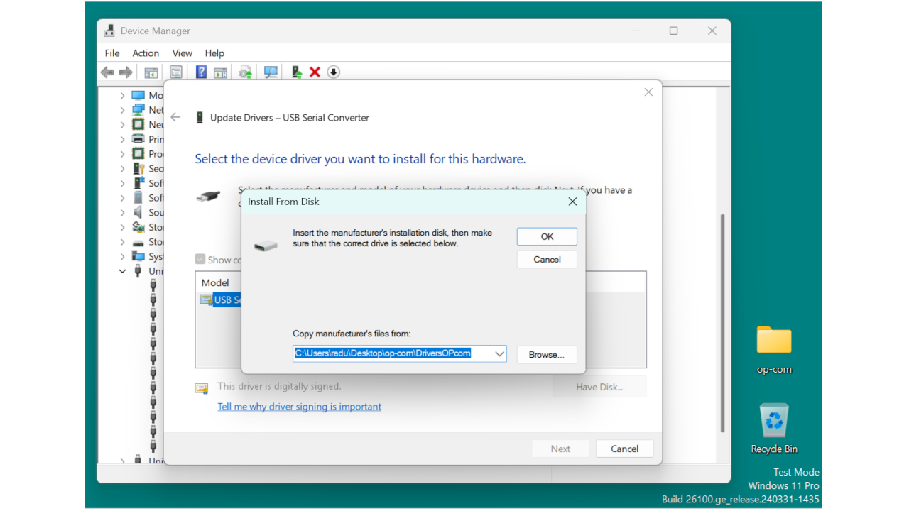 Screenshot: driver5