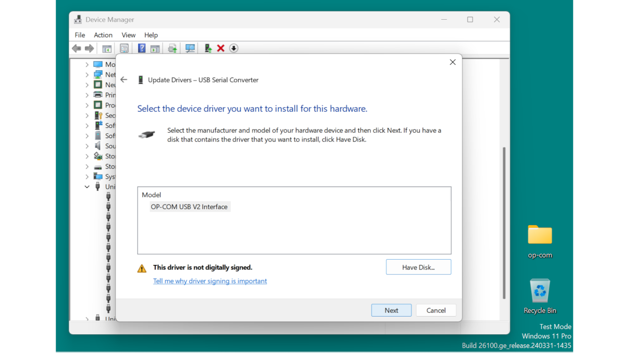 Screenshot: driver6