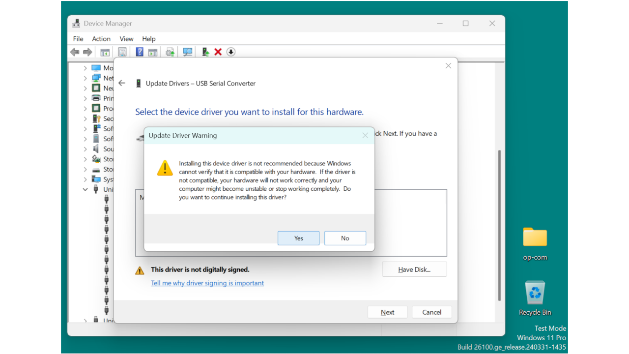 Screenshot: driver7