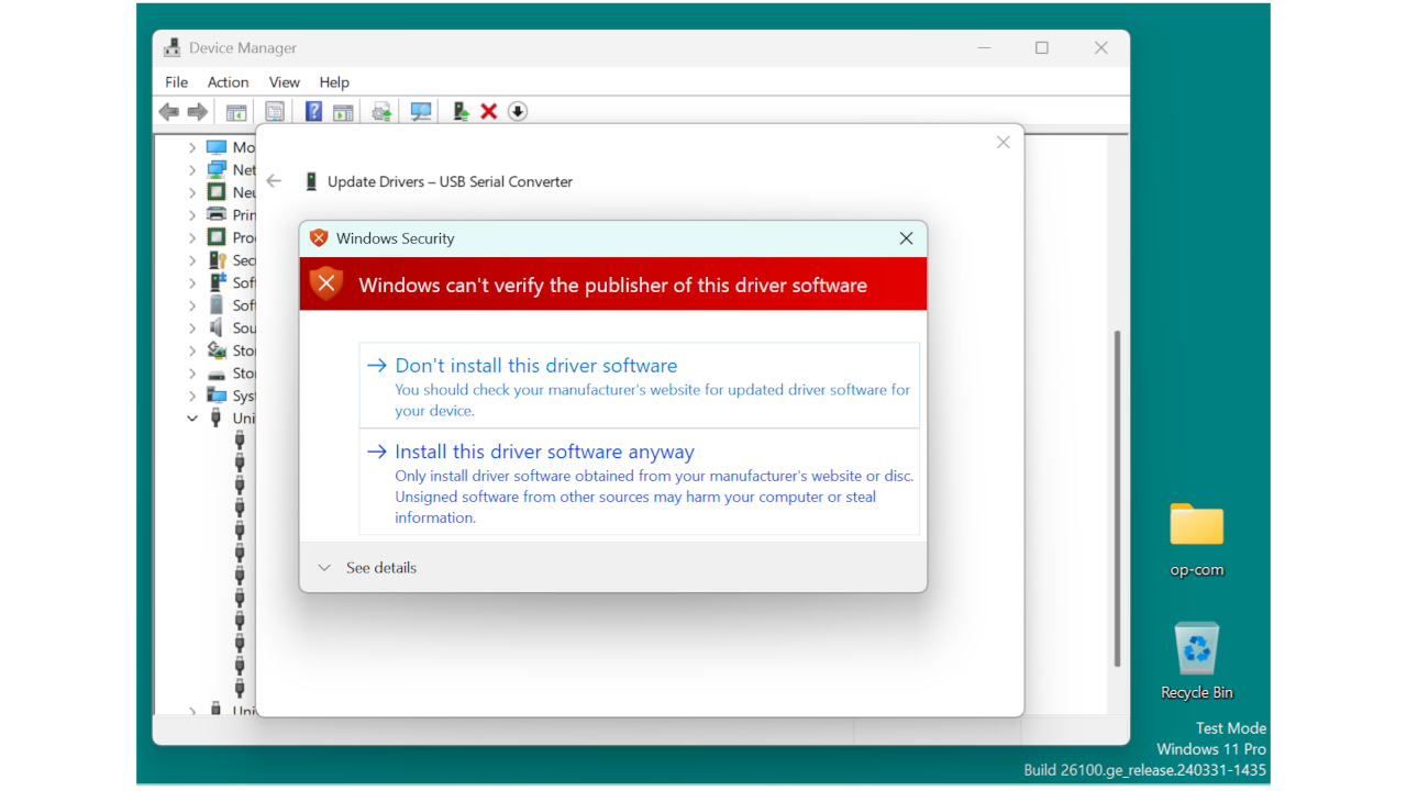 Screenshot: driver8